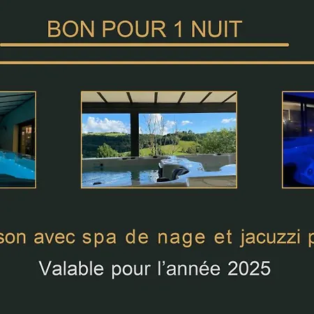Villa De Nage Et Jacuzzi à Séverac D'aveyron